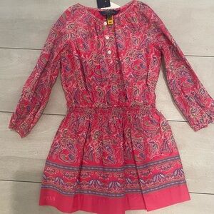 Polo by Ralph Lauren Pink Paisley Kids Dress